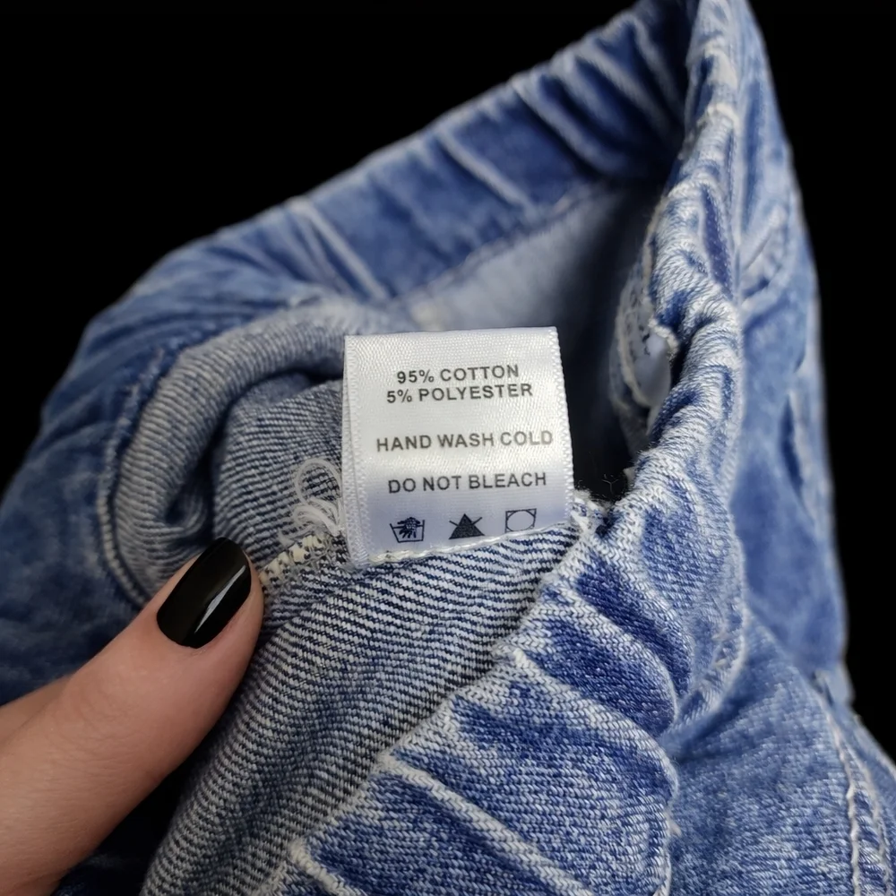 Y2K‎ Distressed Denim Jogger Jeans | White Birch | XL